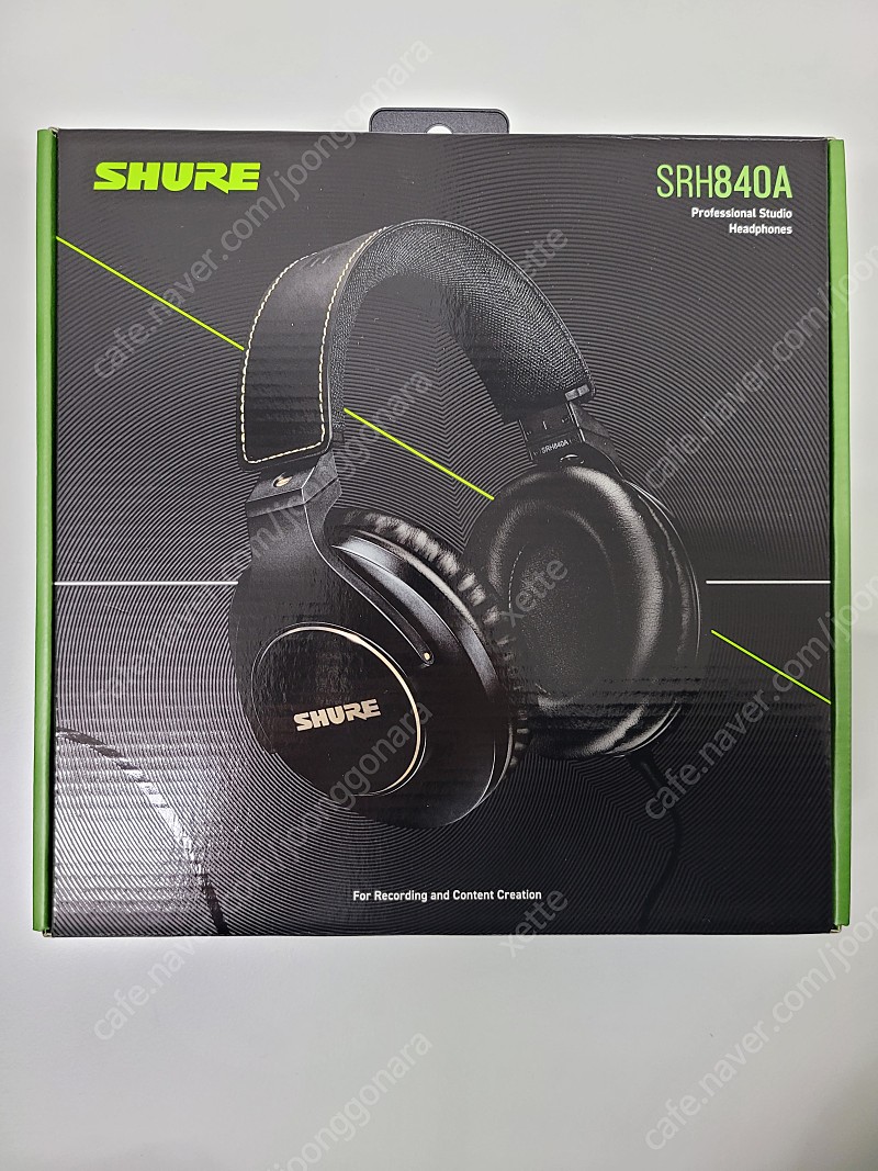 SHURE SRH840A 슈어 840a 프로페셔널 스튜디오 헤드폰 팝니다