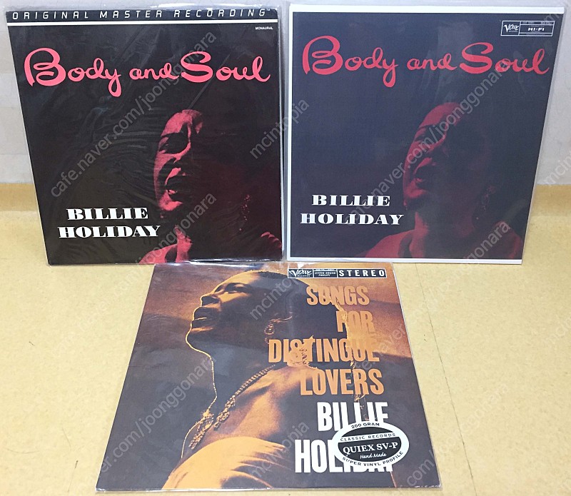 LP ; billie holiday 빌리 할리데이 엘피 음반 6장 - 여성 재즈 보컬, 오디오파일용 고음질 중량반, 픽쳐디스크 MFSL, 45RPM