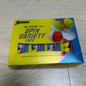 스릭슨 골프공 12구 Srixon Z star XV // spin variety pack