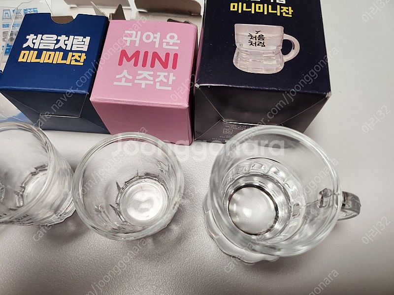 미니 소주잔 판매 8개 일괄 / 큰 소주잔 판매(장식용...--8