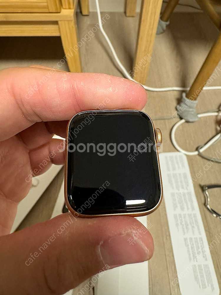 아이폰se 40mm 로즈골드 풀구성 판매--0