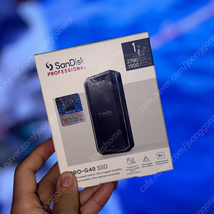 샌디스크 외장하드 SSD 1TB 속도 최강! PRO G-40 SSD