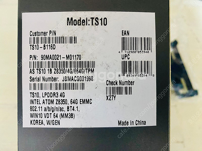 미니PC ASUS VivoStick PC TS10 64GB--1