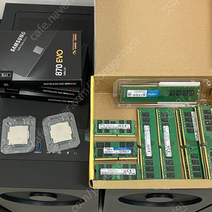 CPU 메인보드 DDR4 DDR3 SSD HDD EM1우퍼케이스 수량판매