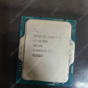 I7 12700K CPU 판매합니다.