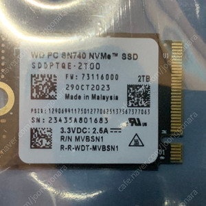 WD SN740 2TB 2230 NVMe SSD