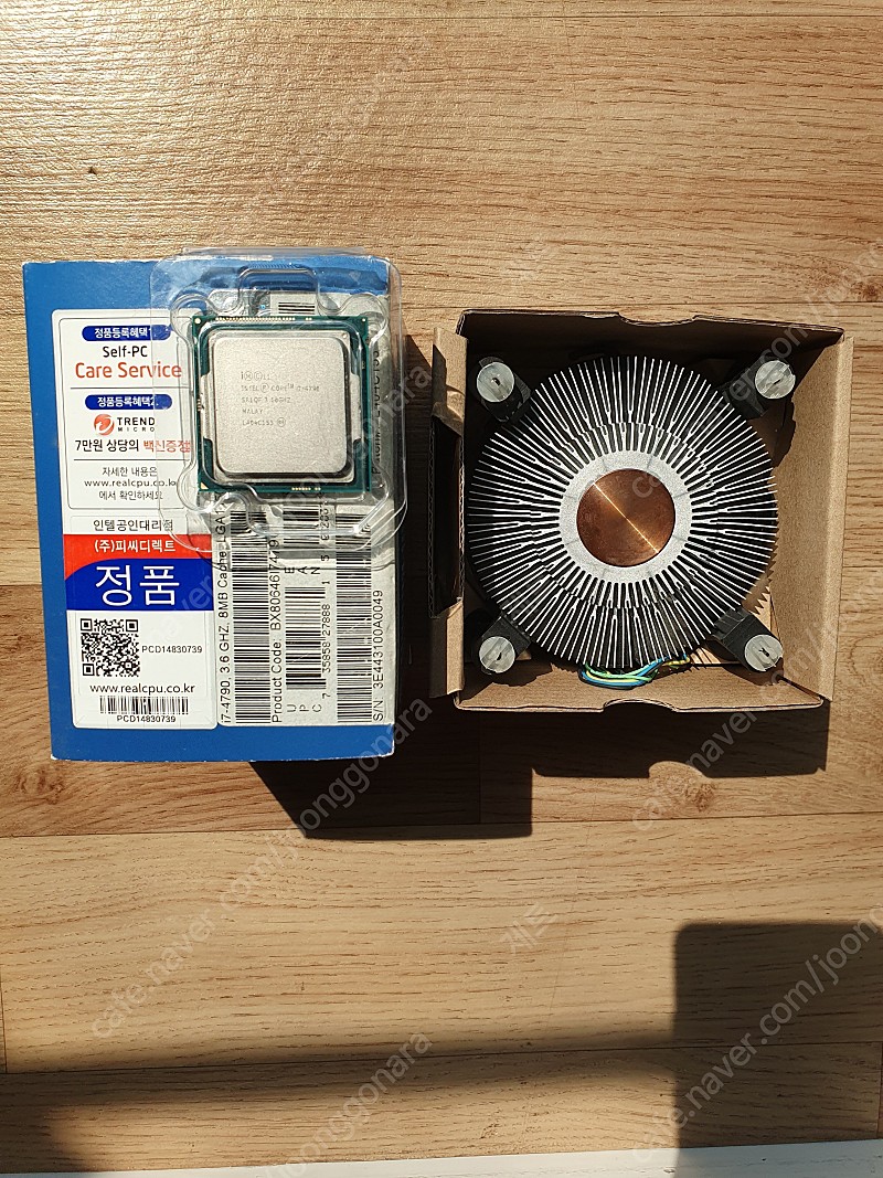 cpu i7 4790 ram pc3 12800 4g*4 16g