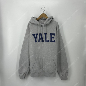 YALE 예일 빅로고 후드티 (L size / GRAY)