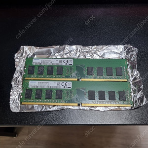 삼성 pc4 17000 2133p ddr4 4gb 램 두개 팝니다.