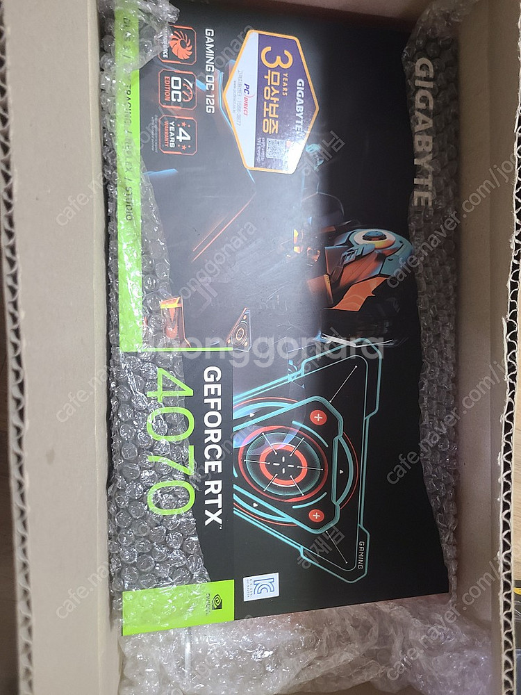 GIGABYTE 지포스 RTX 4070 GAMING O...--2