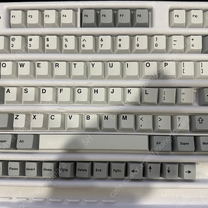 gmk muted 뮤티드, 시안 퍼플, mr sleeves