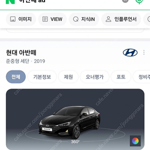 아반떼 AD 트렁크 매트