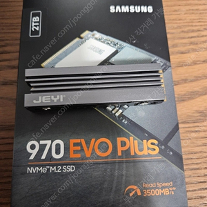 삼성 SSD 970 EVO NVMe M.2 SSD 2TB 방열판 포함