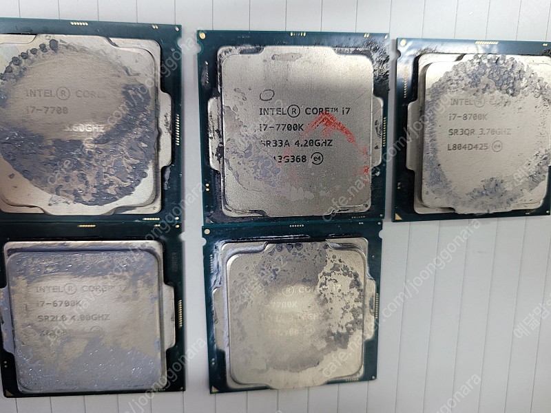 인텔 i7 6700 / 7700 / 7700k / 8700k CPU 판매