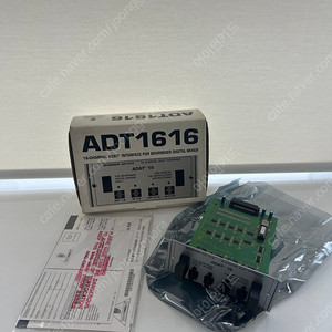 BEHRINGER - ADT1616 (DDX3216용 옵션 카드), FS112V (V-AMP 2용 FOOT SWITCH)