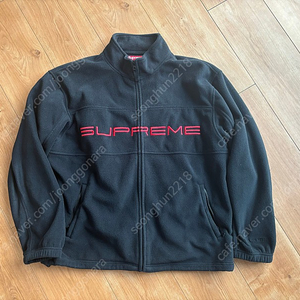 23FW 슈프림 polartec zip up 자켓 블랙