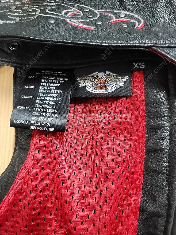 할리데이비슨 레더 챕스 새상품 모터싸이클 여성XS--3