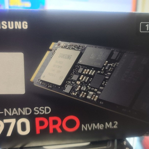 삼성 SSD 970 PRO NVMe M.2 1TB 팝니다.