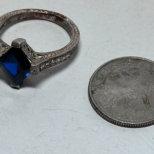 vintage blue stone silver ring (11)