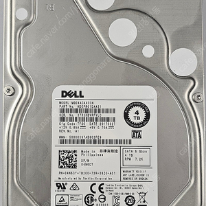 도시바 MG04ACA400N SATA 4TB 7200 RPM 3.5인치