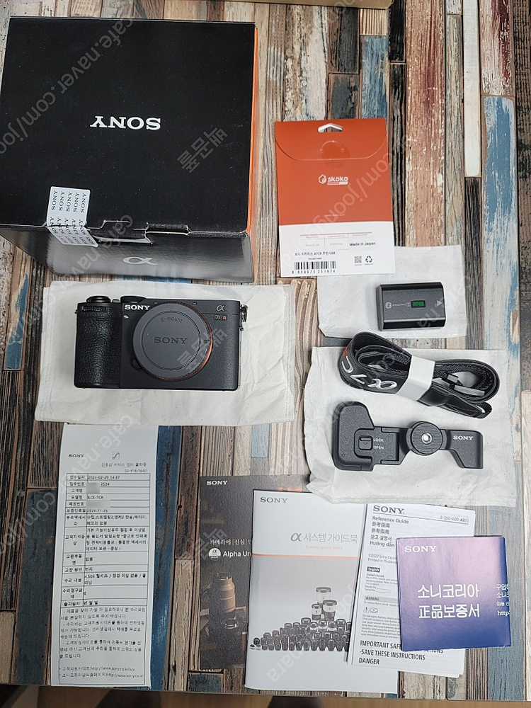 소니 A7CR 블랙 팝니다 (풀박 ,290만원, 4,506컷)--0