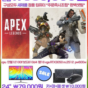 [판매] ★ 배틀로얄 FPS게임 최고봉 APEX 레전드 신품 컴퓨터 특가 판매