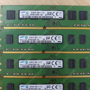 삼성 ddr3 12800 8g x4 32g 일괄 팝니다(양면램)