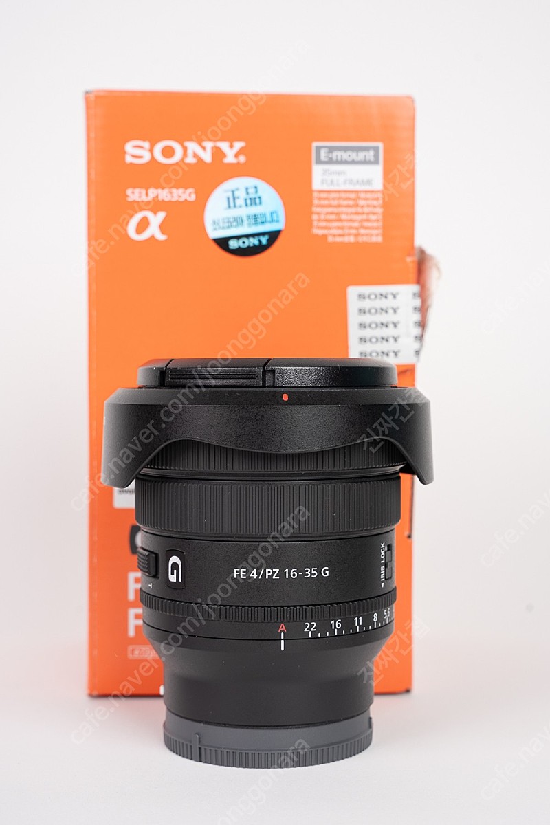 소니 sony pz 16-35mm f4 1635 G 렌즈 팝니다.