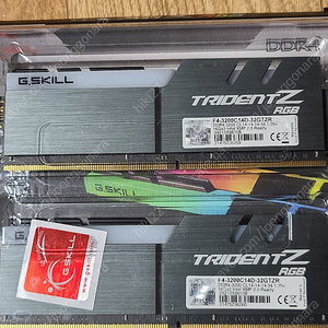 지스킬 트라이던트z ddr4 3200 cl14 32GB(16G×2) 서린정품 팝니다.