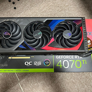 ASUS ROG RTX4070TI 12GB 인텍엔 컴퍼니 판매합니다.