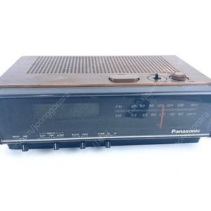 파나소닉 빈티지 라디오 PANASONIC RC-85 1970년대 디지털 시계 알람 FM/AM Radio 엔틱라디오