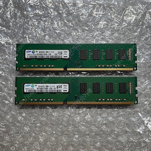 삼성 램 4GB 2개 DDR3 RAM 2Rx8 PC3 12800U