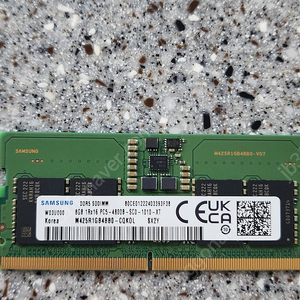 노트북 메모리 삼성 DDR5 4800 8GB2개 팝니다