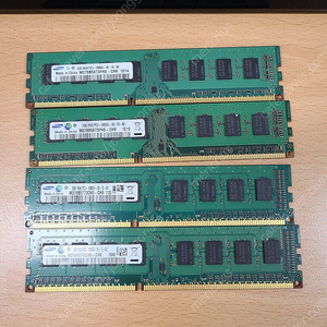 삼성 DDR3 2GB x 4장 택포 1만원