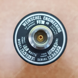 Weinschel 47-10-33, Fixed Attenuator, 10dB, 50Watt, DC to 18GHz 판매