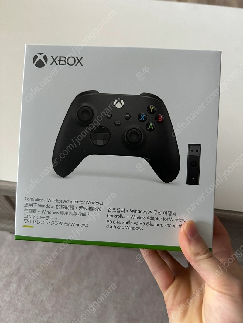 Xbox 엑스박스 4세대 게임패드 컨트롤러 무선어댑터 리시버 세트
