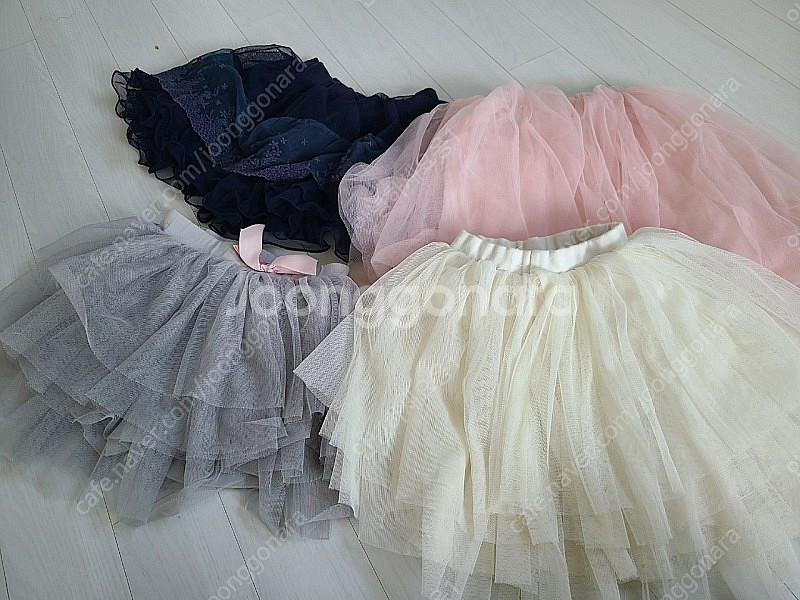 여아 딸둥이 레이스치마/쉬폰치마 120호~ 일괄 택포1만원--0