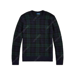 폴로 랄프로렌 블랙와치 타탄체크 메리노 울 스웨터 100% Wool (미착용 새제품)