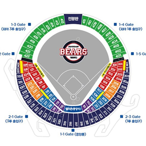 3/30 두산 기아 1루네이비 1장 원가양도 두산베어스 기어타이거즈 1루 네이비 양도