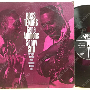 LP ; gene ammons & sonny stitt - boss tenors 진 아몬스, 소니 스티트 - 보스 테너 엘피 음반 verve 재즈 명반 Jazz