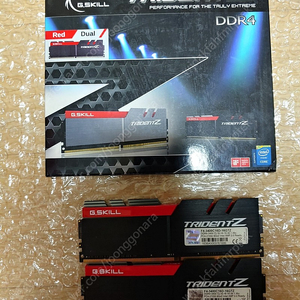 지스킬 트라이던트z ddr4 8gx2 16g 팝니다(박스O)