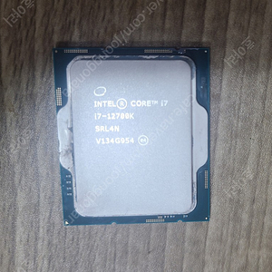 I7 12700K CPU 판매합니다.