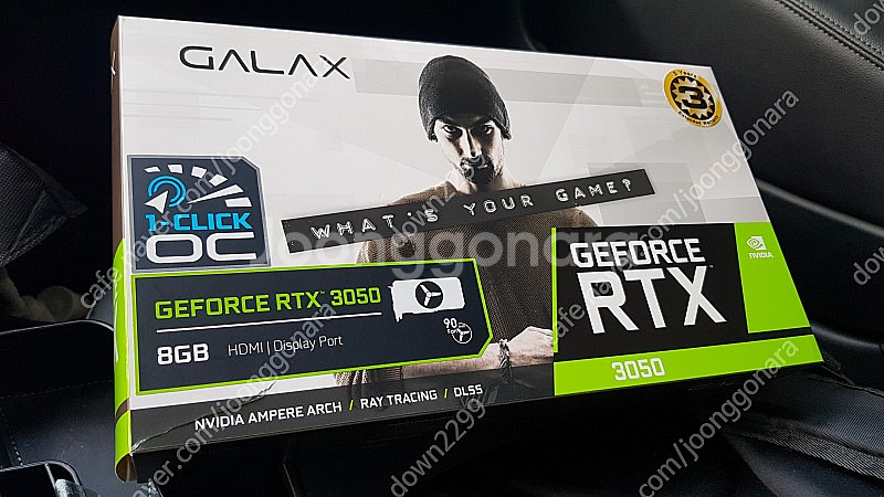갤럭시 RTX 3050 8GB 판매합니다-19만원--0