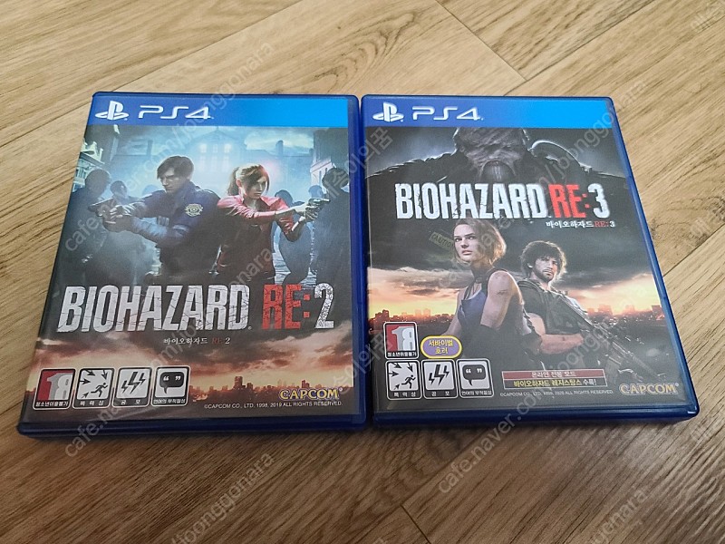 ps4) 바이오하자드(re2+re3) 판매(택포) 합니다.