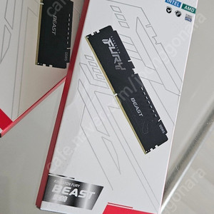 킹스톤 퓨리 비스트 DDR5 RGB 16GX2 RAM, 5200MHz 메모리