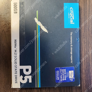 마이크론 크루셜 p5 500GB ssd 아스크텍