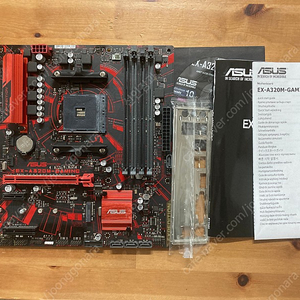 EX A320M GAMING ASUS 중고 메인보드 판매