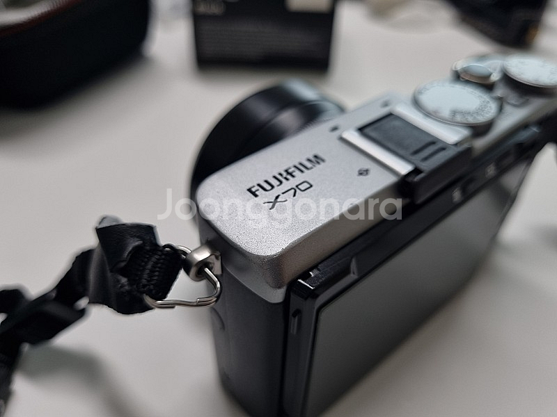 후지 x70실버 와이드 컨버전 렌즈 WCL-X70 렌즈후드 악세서리 일괄 판매--3