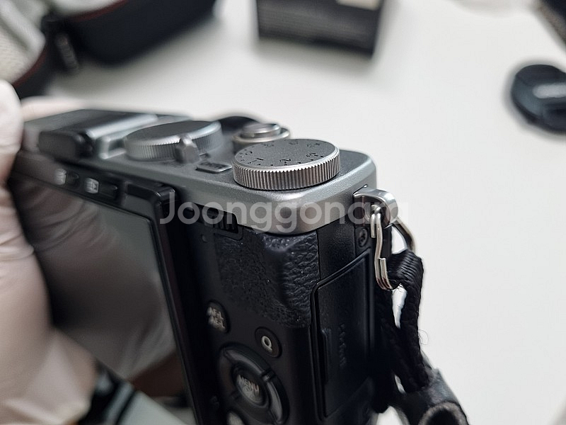 후지 x70실버 와이드 컨버전 렌즈 WCL-X70 렌즈후드 악세서리 일괄 판매--4