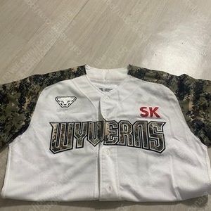 SSG 랜더스(SK와이번스) 2020 밀리터리 유니폼 서진용 실착 판매